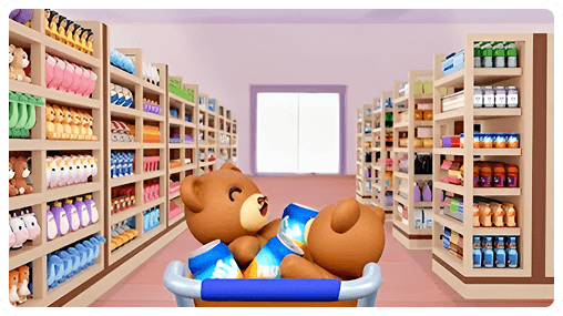 Bears in the mall